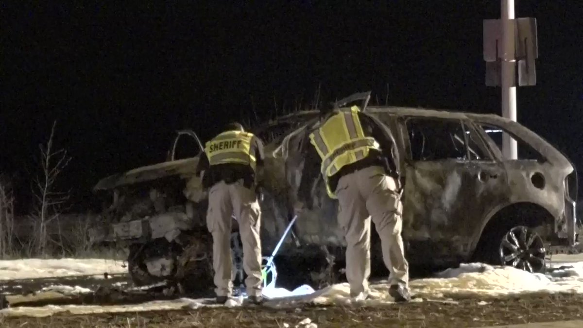 A 19-year-old is recovering after a traffic accident that ended with a blaze that devoured his vehicle. It happened at Highway 275 and Maple Road around 2:30 Sunday morning. Investigators say the driver was traveling at a high speed when he went off the lip of the road and landed in a construction zone.