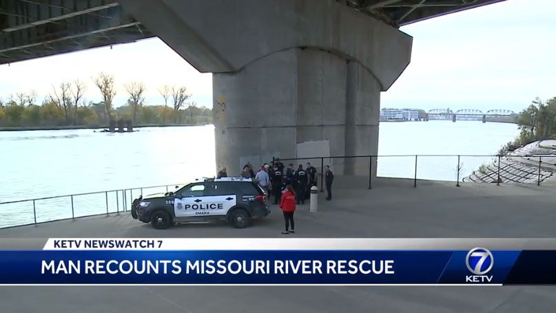 National Park biologist saves man who jumped into Missouri River    