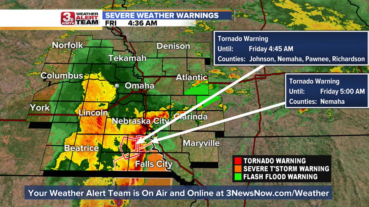 A new tornado  has been issued