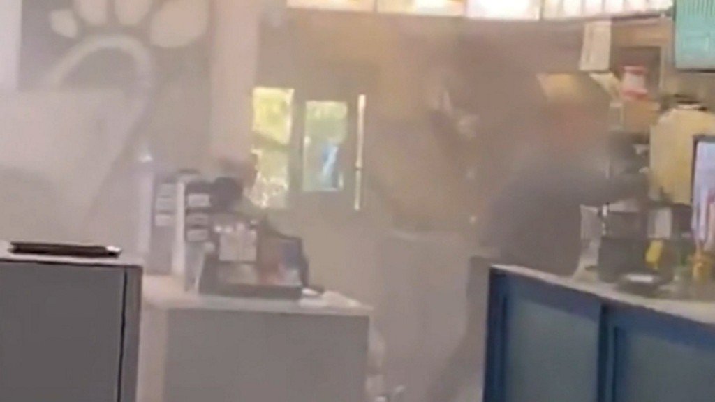 Chaos at a South Lincoln Chick-fil-A in Nebraska ended with police shooting and killing a man Tuesday afternoon.