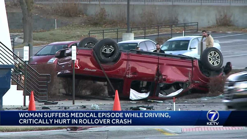 1 person in critical condition following rollover crash near 90th and Dodge