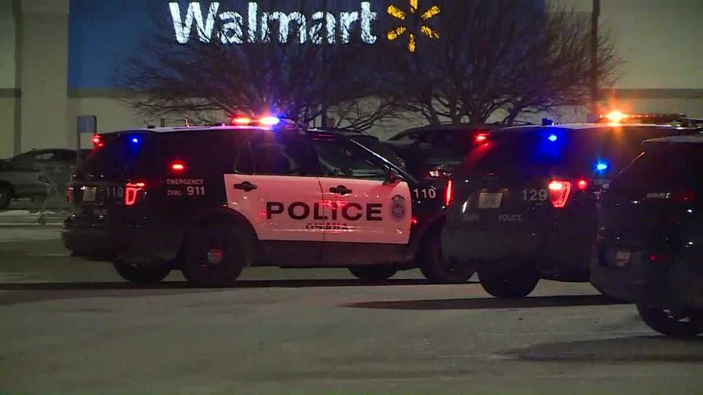 A case of assault led to a bomb scare outside of a Walmart near N 99th Street and Military Road. Four people were arrested.