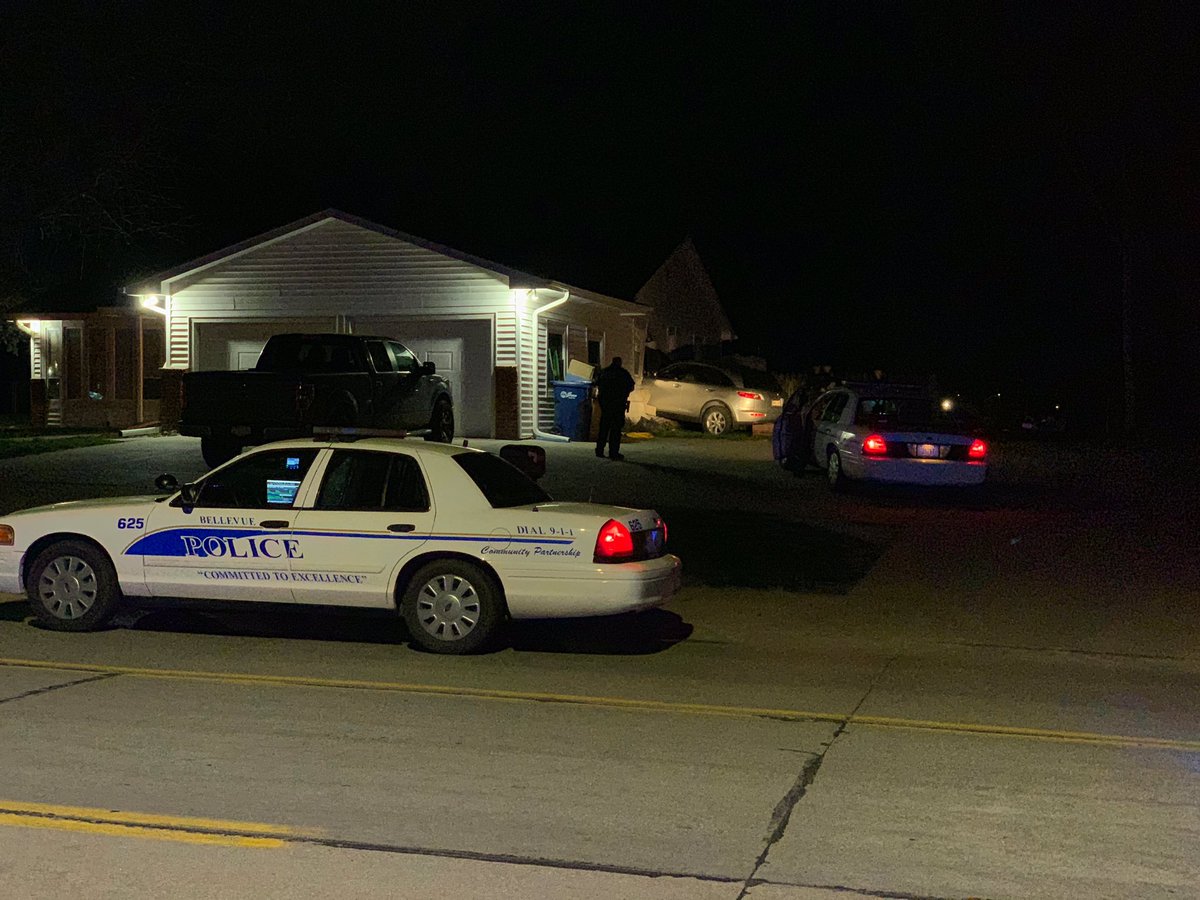 A driver crashes into a Bellevue home. Police say the vehicle was stolen. The driver is dead. Everyone inside the home is ok. Police are on scene investigating.