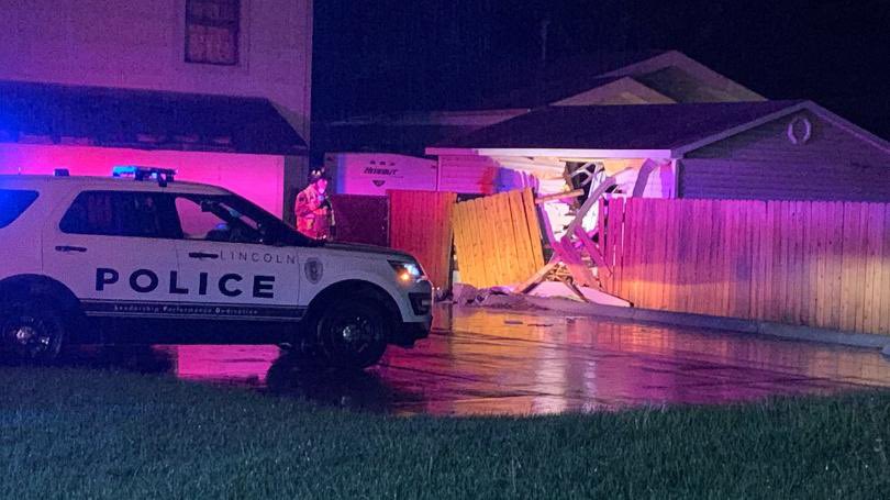 LPD investigators are working to learn more about what caused the driver of a car to smash into the garage of a home in northeast Lincoln.
