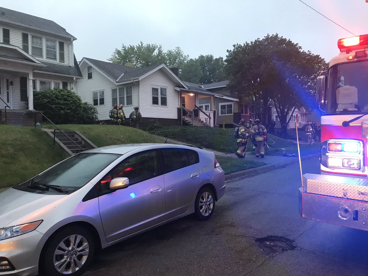 Multiple fire crews on scene of a home near 45th and Wirt st. 