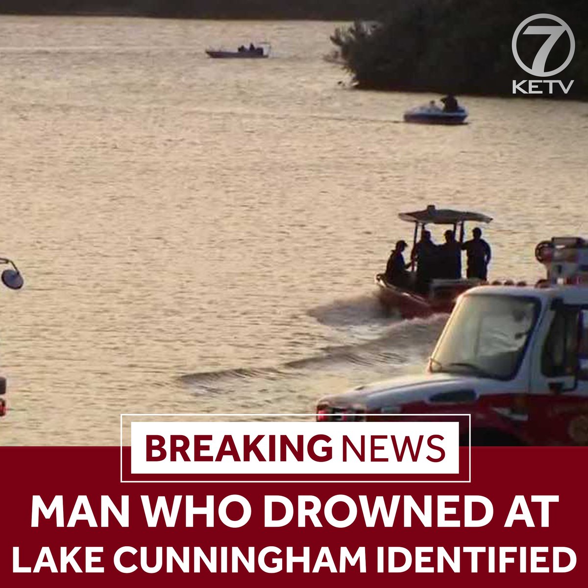 Omaha police identified the man who drowned at Lake Cunningham on Saturday night