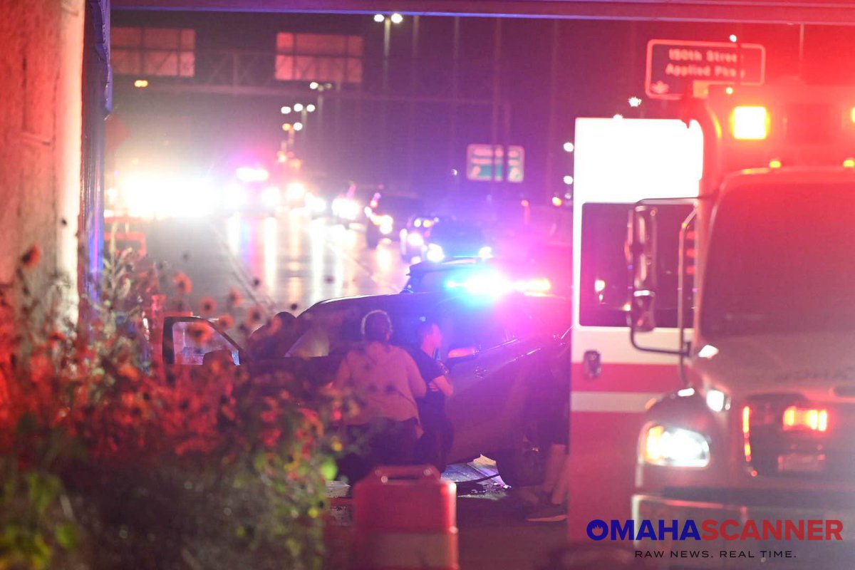 Omaha Fire was called to 156th and Dodge for an injury crash