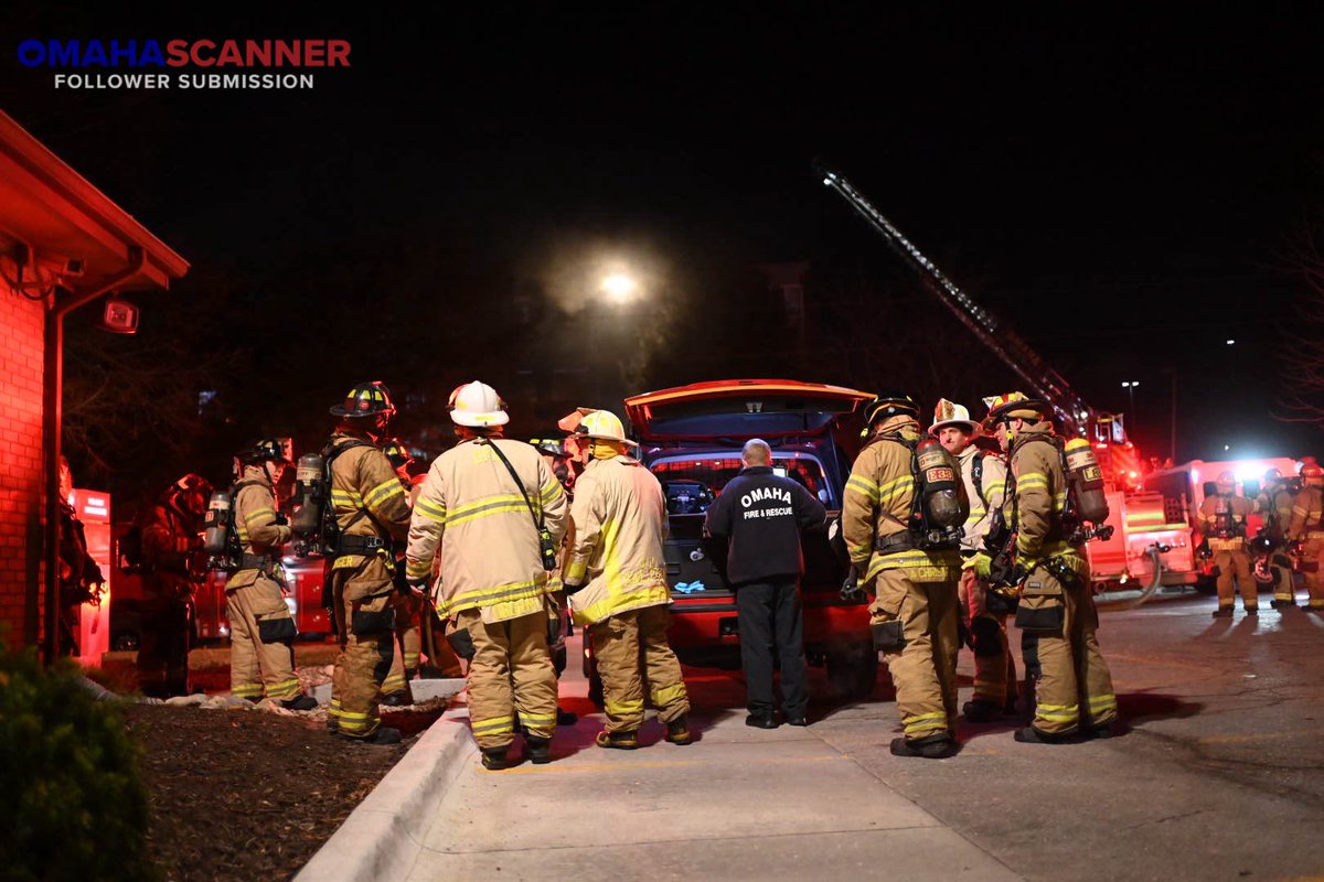 Omaha Police reported a fully involved structure fire at 1876 S 74th Street. A working fire and second alarm was called right away due to the additional information from OPD. OFD conducted several rescues of occupants. Three patients have so far been transported, two in critical condition. Several other patients have been checked out and cleared by medics on scene. The fire was under control after 20 minutes. Crews will remain on scene to check for hot spots, do overhaul after fire investigators work through the scene.