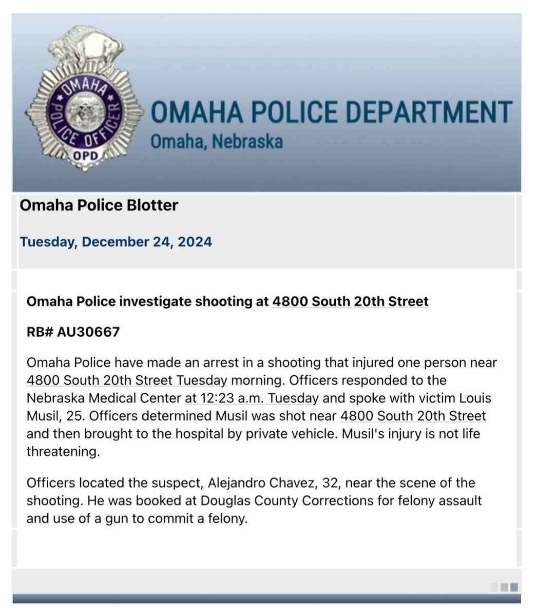 Shots Fired: 37th And Bedford Ave Detected 3 Rounds Omaha, Nebraska ...