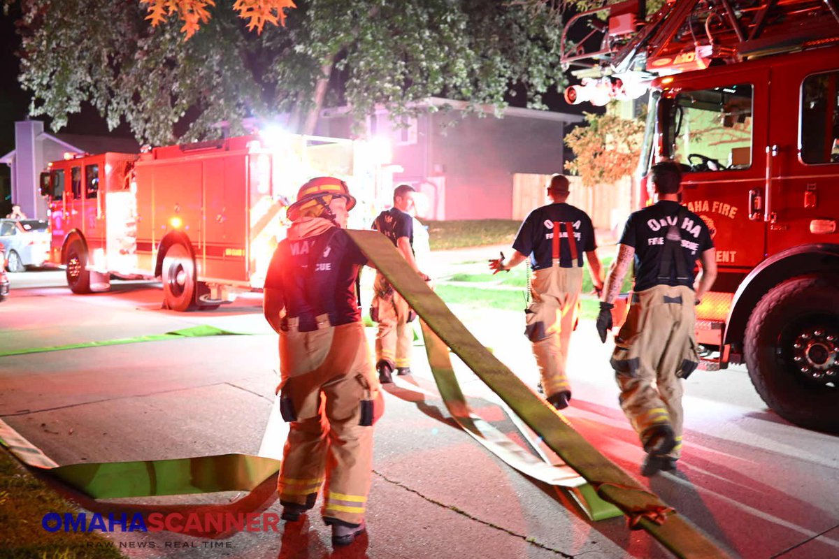 Omaha Fire was called to 148th and Edna for a house fire. Crews quickly knocked it down. One occupant was being checked for minor injuries