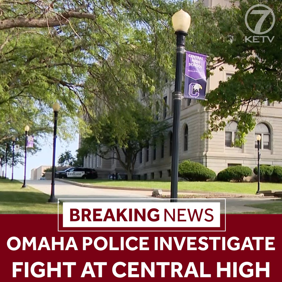 Both students received minor injuries and did not go to the hospital, Omaha police said.