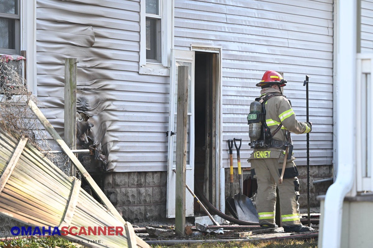 Omaha Fire was called to 24th and Hartman Ave for a house fire. Upon arrival, crews had smoke showing. A working fire was declared. A mayday was called but quickly canceled. Two firefighters were evaluated at the scene by medics. Two cats were all possibly