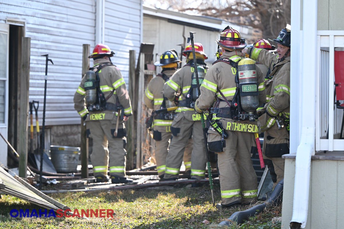 Omaha Fire was called to 24th and Hartman Ave for a house fire. Upon arrival, crews had smoke showing. A working fire was declared. A mayday was called but quickly canceled. Two firefighters were evaluated at the scene by medics. Two cats were all possibly