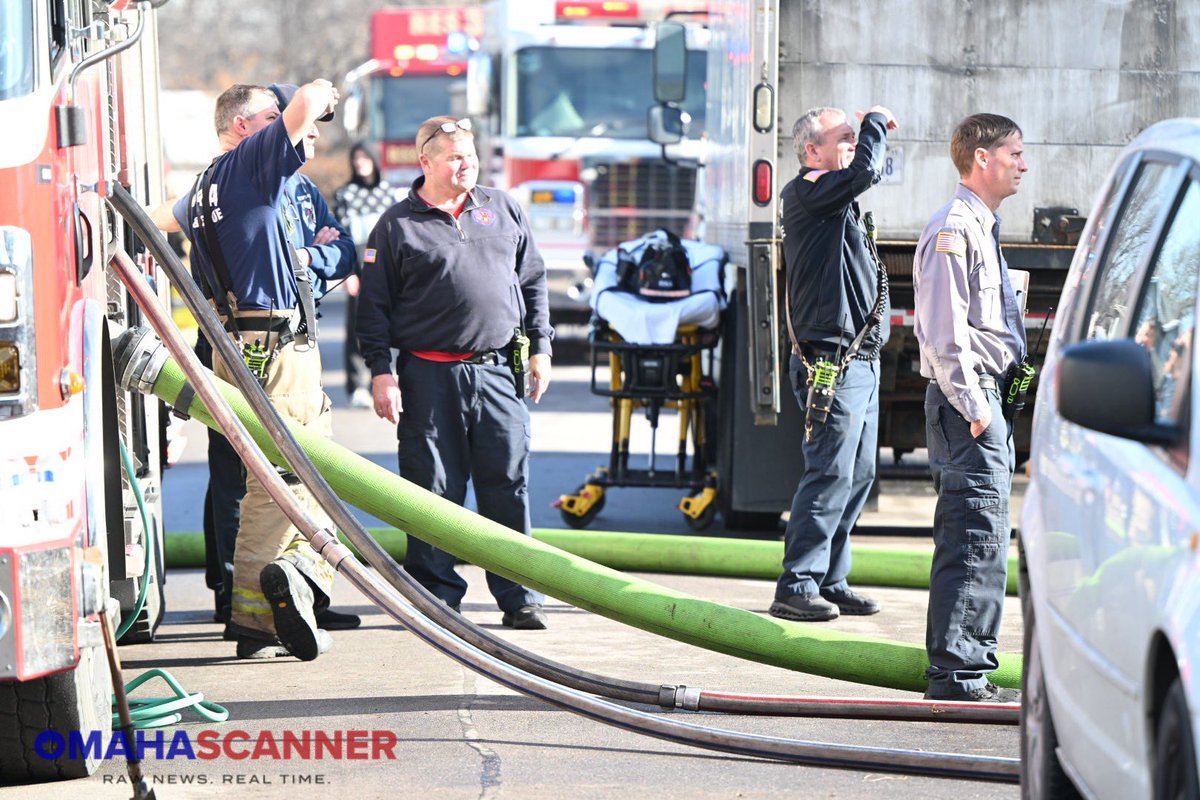 Omaha Fire was called to 24th and Hartman Ave for a house fire. Upon arrival, crews had smoke showing. A working fire was declared. A mayday was called but quickly canceled. Two firefighters were evaluated at the scene by medics. Two cats were all possibly