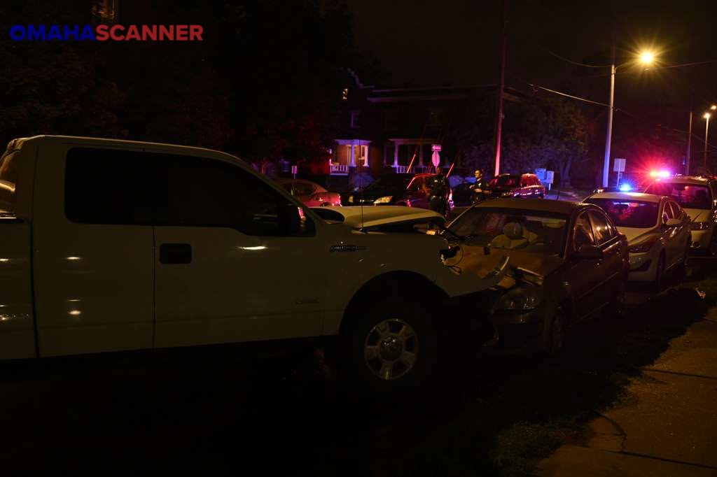 Injury Accident: Park Ave and Jackson St Multiple vehicle crash vs multiple parked cars. At least two patients. OFD: E1 M1 M2 Time Out: Midnight